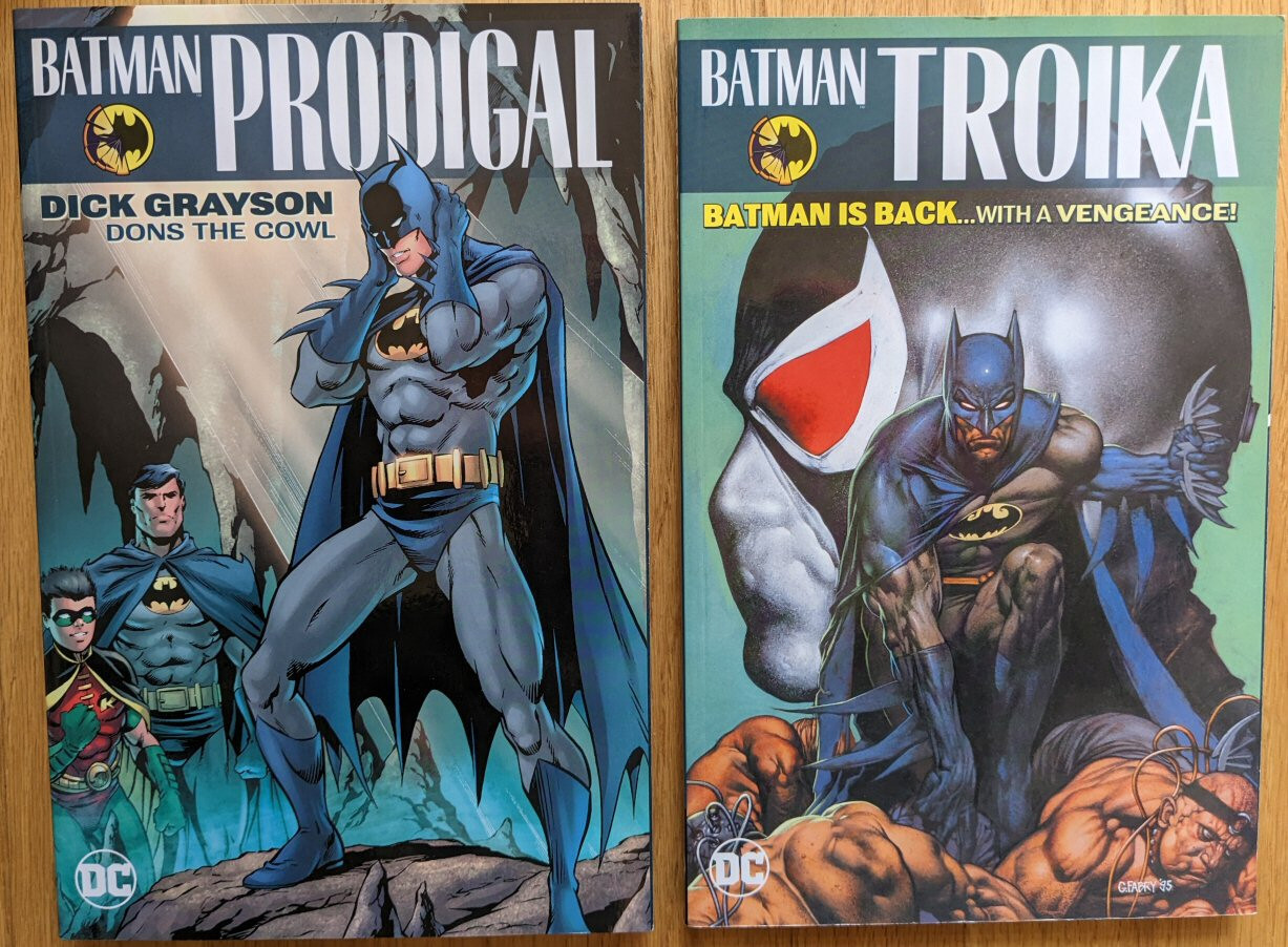 Batman Prodigal + Troika TPB Lot 2019 Knightfall 25th