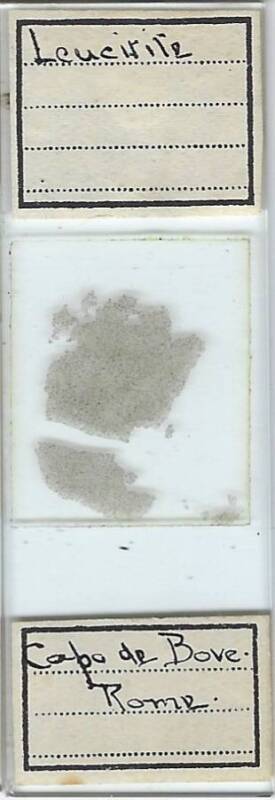 Leucitite from Capo di Bove Rome Italy Petrographic Microscope Slide