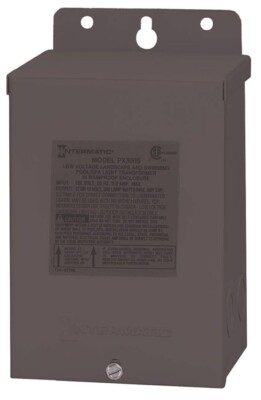 Intermatic PX300S 300W Pool Light Transformer 12V, 13V, 14V - Supply 