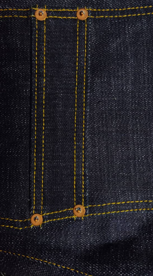 Pre-owned The Limited Limited Edition Double Knee Denim 21oz Custom Made Denim Selvedge Jeans In Blue
