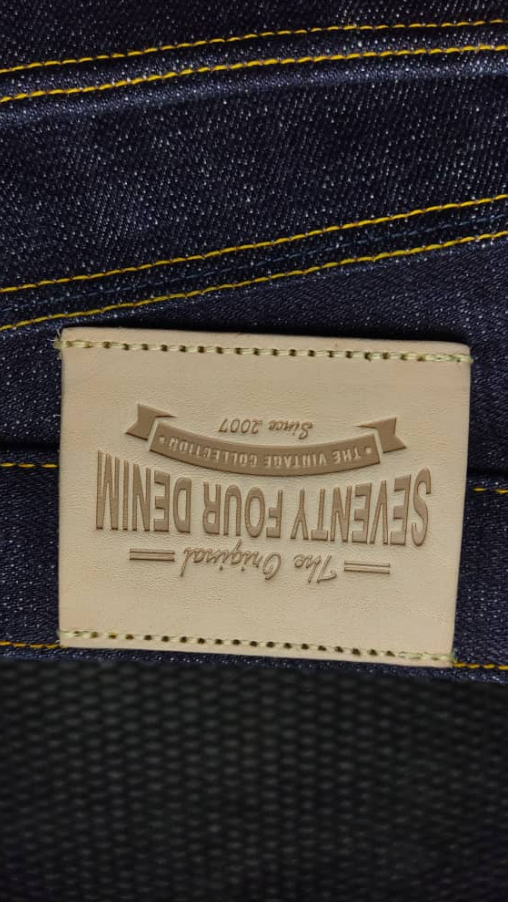 Pre-owned The Limited Limited Edition Double Knee Denim 21oz Custom Made Denim Selvedge Jeans In Blue