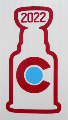 Colorado Avalanche STICKER DECAL Stanley Cup Champs 2022 2001 1996