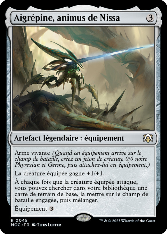 AigréPine, Animus De Nissa - Bitterthorn, Nissa'S Animus Mtg Carte FrançAise