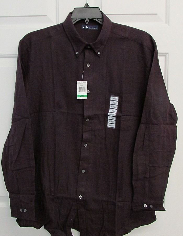 Camisas masculinas casuais com botões geométricas 100% algodão John Ashford