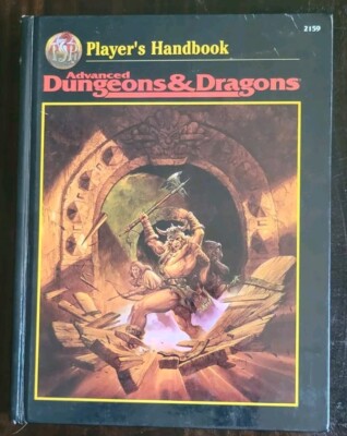 Advanced Dungeons and Dragons 2nd Edition Players Handbook 2159 (TSR, 1995) D&D