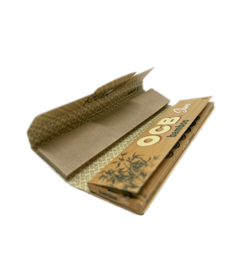 OCB Organic Hemp Slim Rolling Papers + Tips - 10 Packs