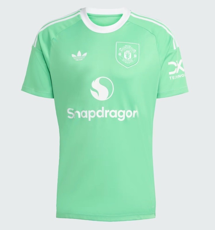 Adidas Manchester United 25 / 26 Third Goalkeeper Jersey Green