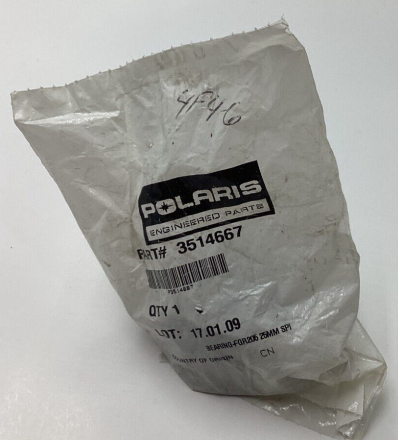 POLARIS OEM BEARING 3514667 FOR 10-2017 WIDETRAK IQ 600 & FS WIDETRAK JACKSHAFT POLARIS OEM BEARING 3514667 FOR 10-2017 WIDETRAK IQ 600 & FS WIDETRAK JACKSHAFT