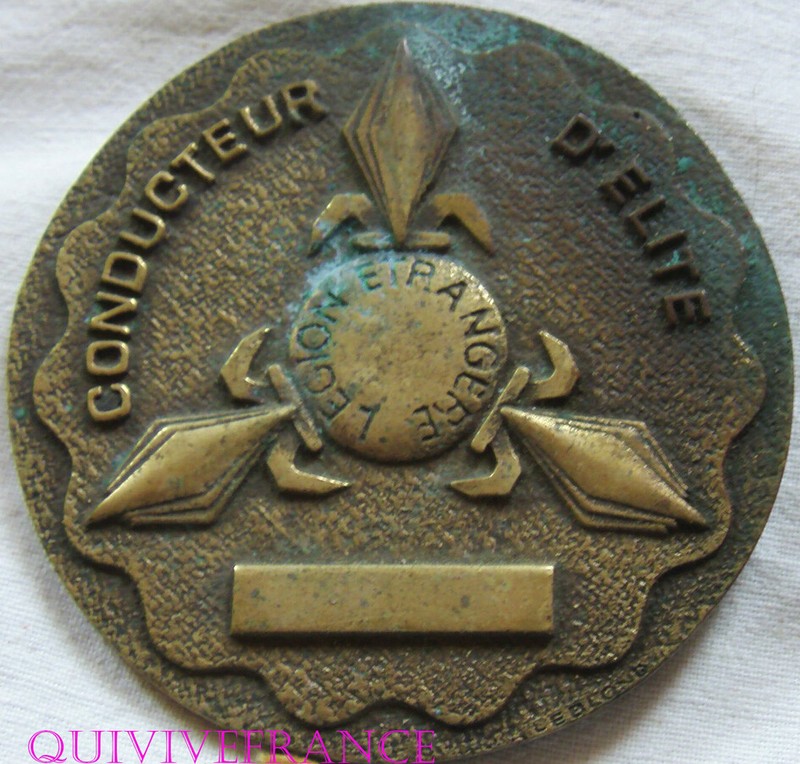 Med12237 - Medaille Presse-Paier Conducteur D'Elite Legion Etrangere