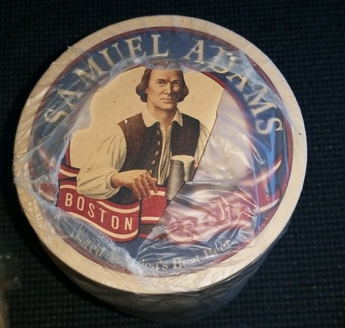 Pabst Blue Ribbon/Samuel Adams Beer Coasters in Original Platic Seal