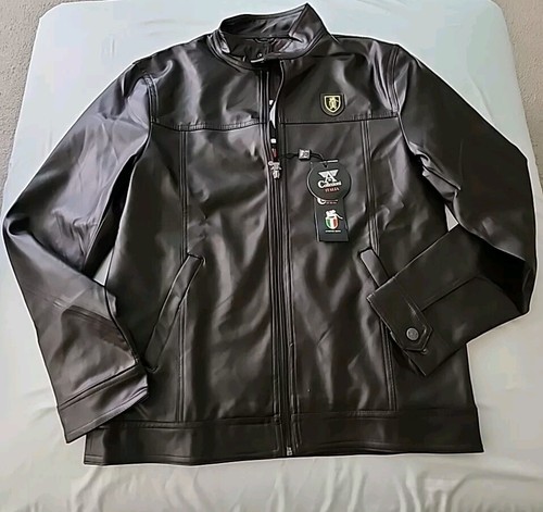 専用ARMANI COLLEZIONI leather jacket brown Leather biker jacket Armani Collezioni Brown size 44 IT in