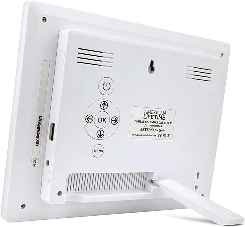 American Lifetime Dementia Clock for Seniors Large Display, Alarms Digital Clock