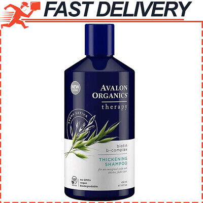 Avalon Organics Therapy Thickening Shampoo Non-GMO, Biotin B