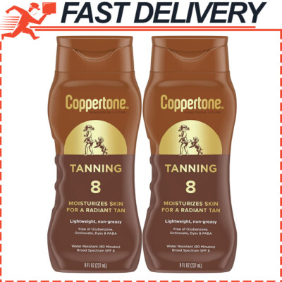 Water Resistant Spf 8, 8 Fl Oz