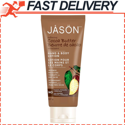 Jason Hand & Body Lotion, Softening Cocoa Butter, Moisturizer For Dry Skin 8 Oz