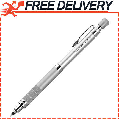 uni-ball Kuru Toga Elite Mechanical Pencil Silver Barrel & 0.5mm Tip + 60 Refill