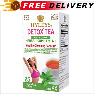 For Cleanse - Green Tea With Mint Herbal Supplement 25 Tea B