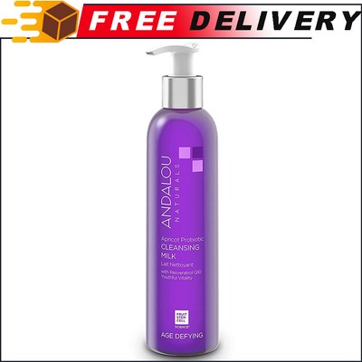 Andalou Naturals Probiotic Cleansing Milk , Apricot, Non-GMO & Vegan, 6 Fl Oz