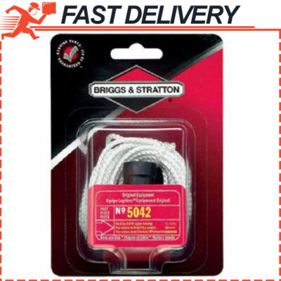 Starter Rope And Grip Pull Cord Lawn Mower Recoil Handle String Replacement New