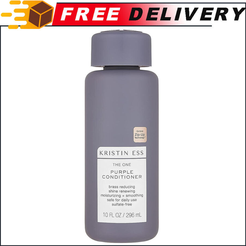 Kristin Ess Hair Purple Conditioner, Toning for Blonde Hair, Neutralizes Brass