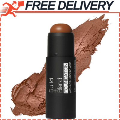 Palladio BUILD + BLEND Foundation Contour Stick Face Makeup 0.25oz, Mocha