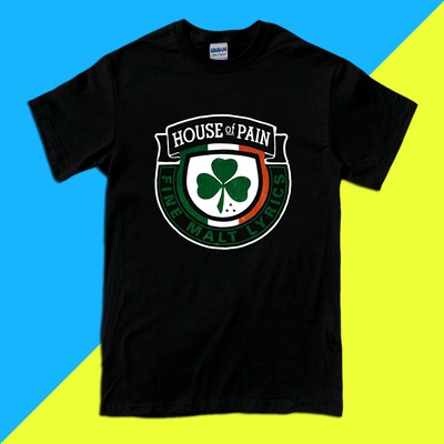 Gildan Men S T Shirts House Of Pain Fine Malt Lyrics Mens White T Shirt Everlast Jump Around Hip Hop Clothes Shoes Accessories Dunes Com Lb