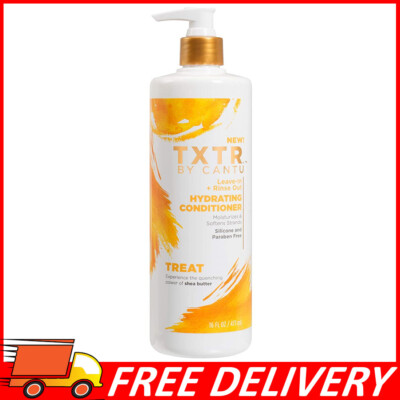 Cantu Txtr By Leave-in + Rinse Out Hydrating Conditioner Moisturizes- 16 Fl Oz