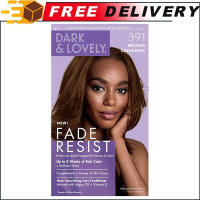 Dark & Lovely Fade Resist Rich Conditioning Hair Color, Brown Cinnamon 391
