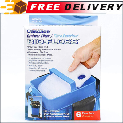 6pk Cascade Bio-Floss Replacement Poly Fiber Floss Pads 500, 700/1000, 1200/1500