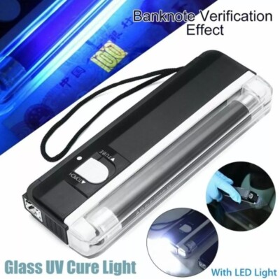 Auto Glass Repair UV Cure Light Car Window Resin Lamp, Money detection lamp