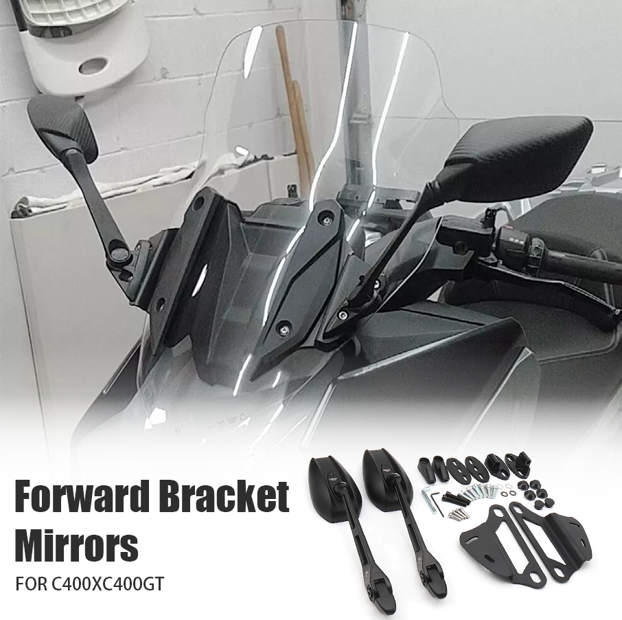 BMWC400GTミラー For BMW C400X /GT Motorcycle Mirrors Forward Moving Bracket