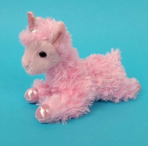 Aurora Pink Unicorn Llama Plush Alpaca Doll 8