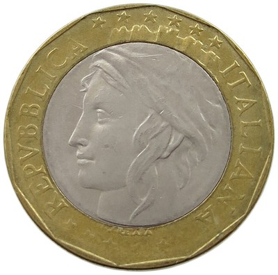 Italy 1861 Now 1000 Lira Vatican