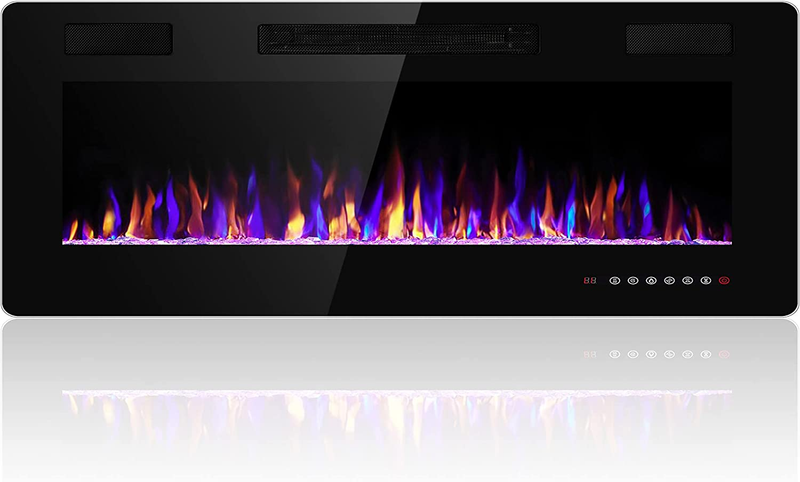 Recessed And Wall Mounted Electric Fireplace, Firep