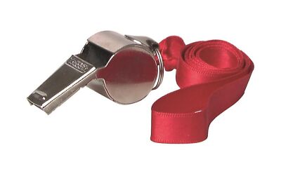 Sunflex Trillerpfeife Sound | Pfeife mit Band Schiedsrichter Schiri Fussball