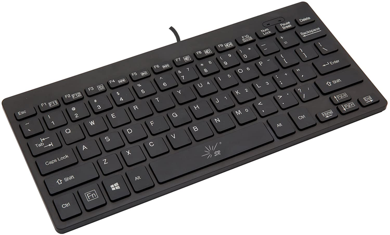 SR Mini Keyboard Wired Thin Light 78 Keys USB Multimedia Sma