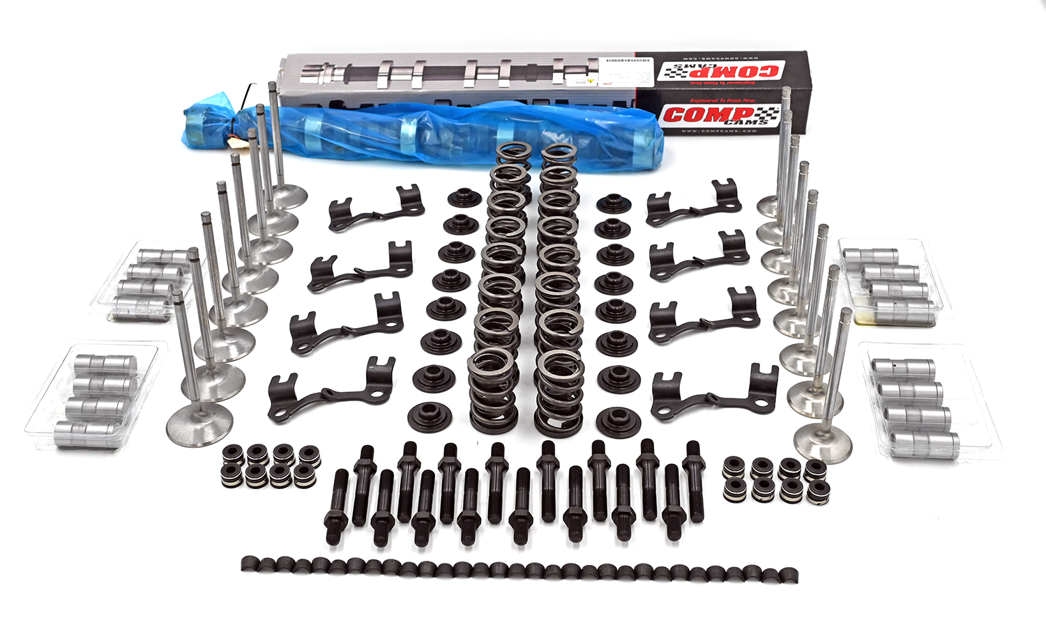 CHEVY BBC 454 CYLINDER HEAD BUILD KIT W/ COMP CAM 11-254-4 XTREME ENERGY 250/256