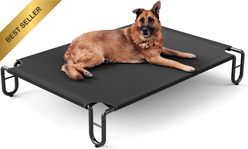 Elevated Dog Bed Raised Dog Bed Large Elevated Pet Bed Washable Chew Resistant C