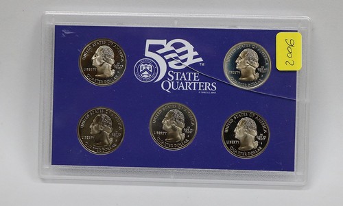2006 S US Mint 50 State Quarters PROOF Set no Box Free Shipping #1741 SH-5