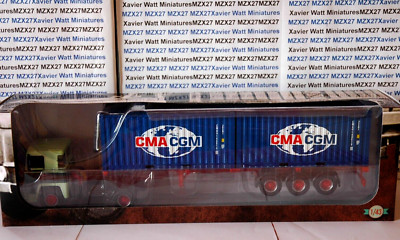 SEMI-REMORQUES D'EXCEPTION N°10 SCANIA LBT 141 PORTE CONTAINER 1/43 IXO EN BOITE