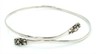 Sterling Silver BangleArm Band Fine Unisex Jewellery Split Front Bangle.JPG