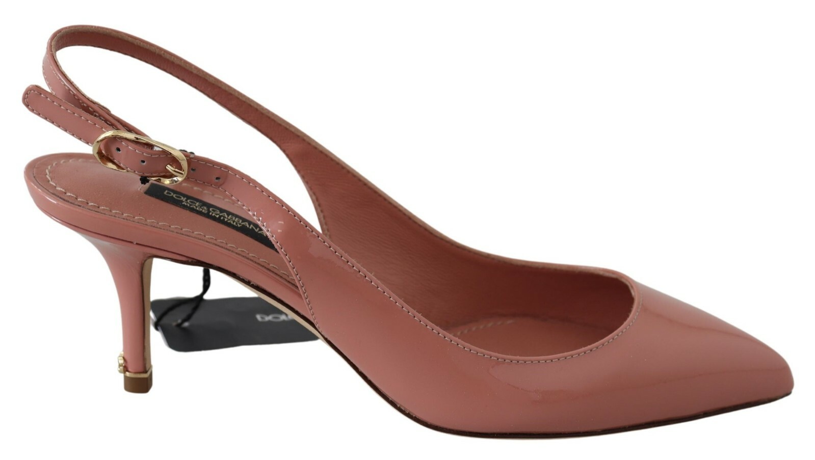 

DOLCE - GABBANA Shoes Розовые лакированные туфли с пяткой на пятке EU35 / US4,5 Рекомендуемая розничная цена 700 долларов США, Розовый