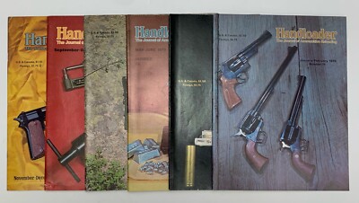 1978 Handloader The Journal Of Ammunition Reloading Magazine Full Year 6 Issues