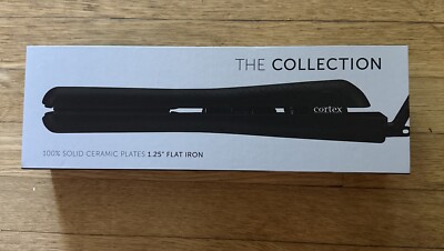 Cortex International The Collection Ceramic 1.25  Flat Iron Black Variable Temps