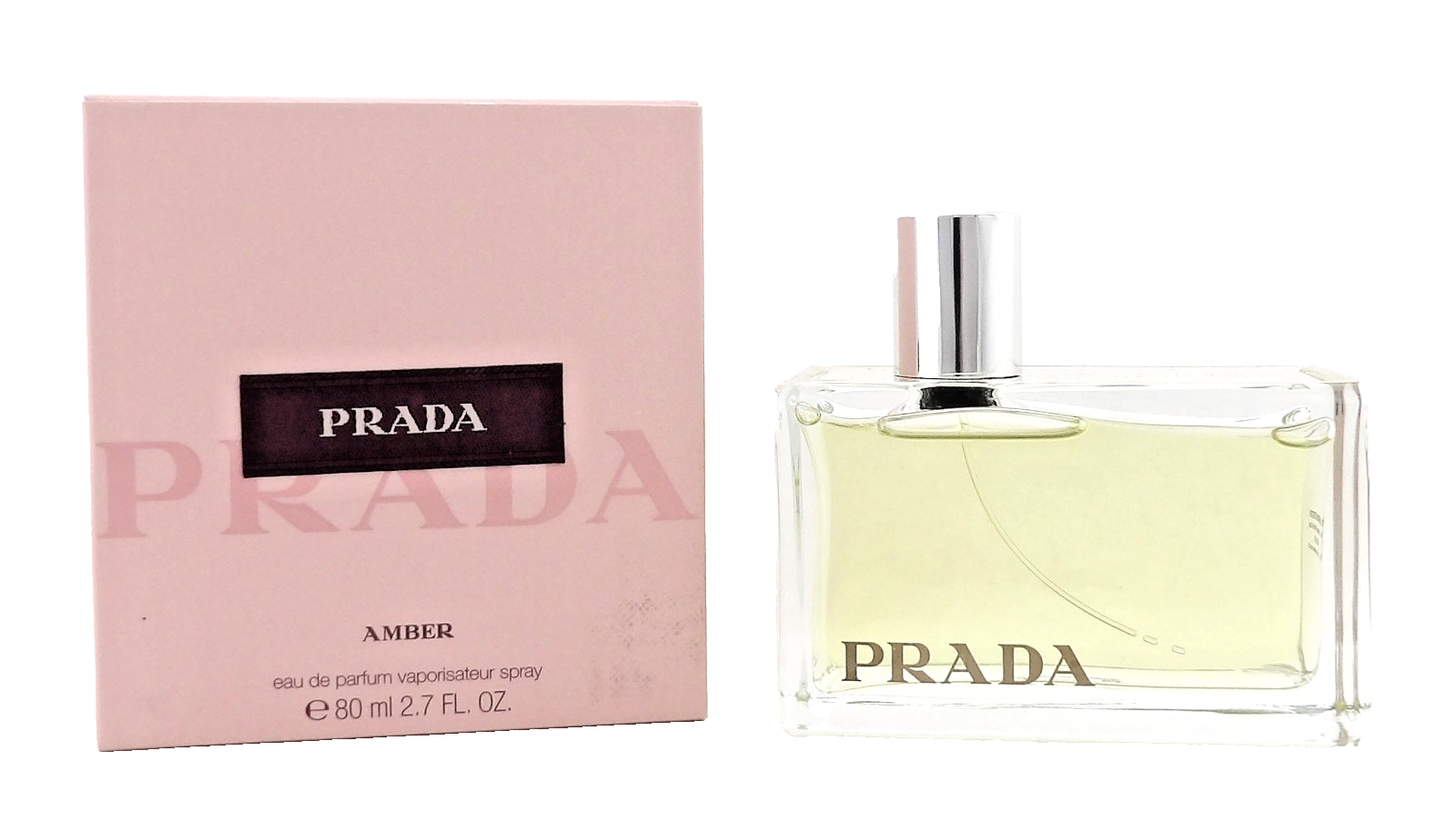 Prada Amber by Prada 2.7oz Eau de Parfum Spray for Women Brand New NO CELLOPHANE
