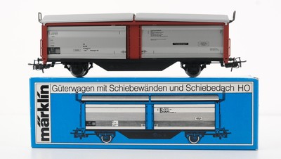 Märklin H0 4633 Schiebewand-Schiebedachwagen Tbis 870 der DB