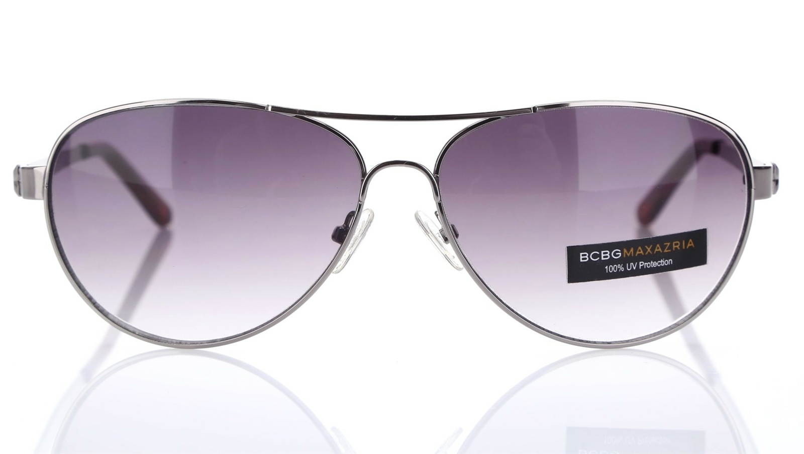 BCBG MAXAZRIA 162960 Unisex Gunmetal 'B910' Oval Gradient Sunglasses 59mm