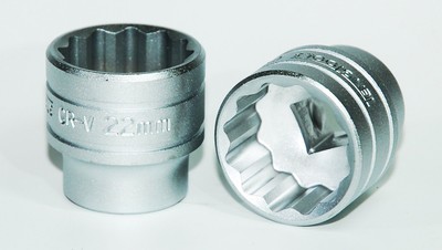 Teng Tools M38052212-C Socket 3/8 inch Drive 12pt 22 mm