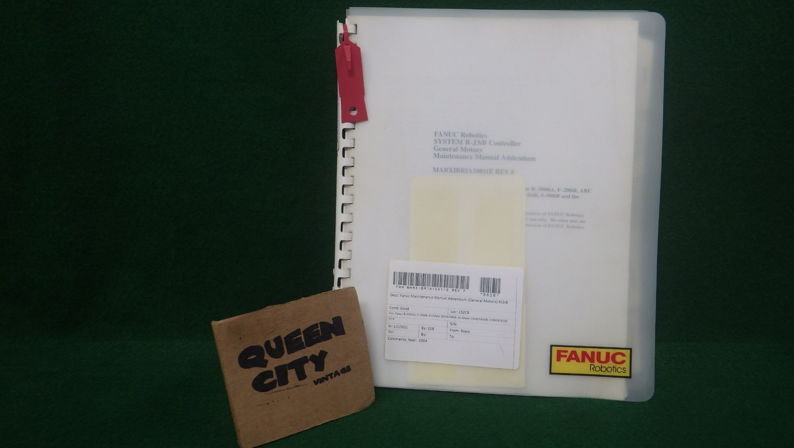 Fanuc R-J3iB Maintenance Manual GM Supplement 2004 R-2000ia,Arcmate 100iB,120iB+