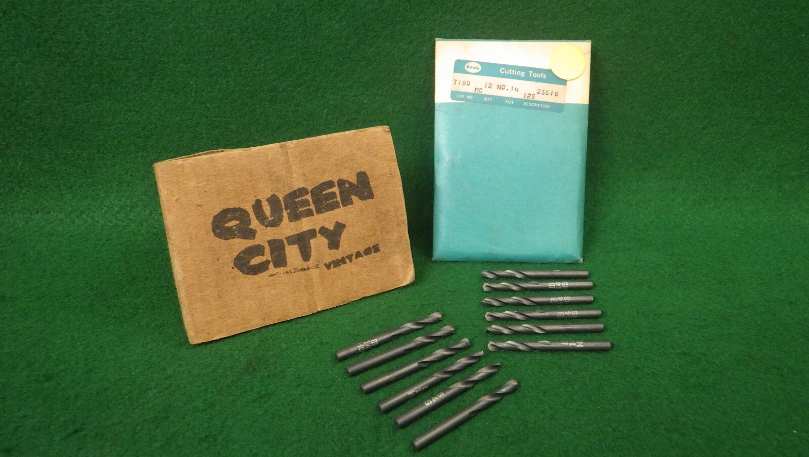 Lot of 12 New Besly Drill Bits #14 T190 23518 USA HS 2-1/8" long